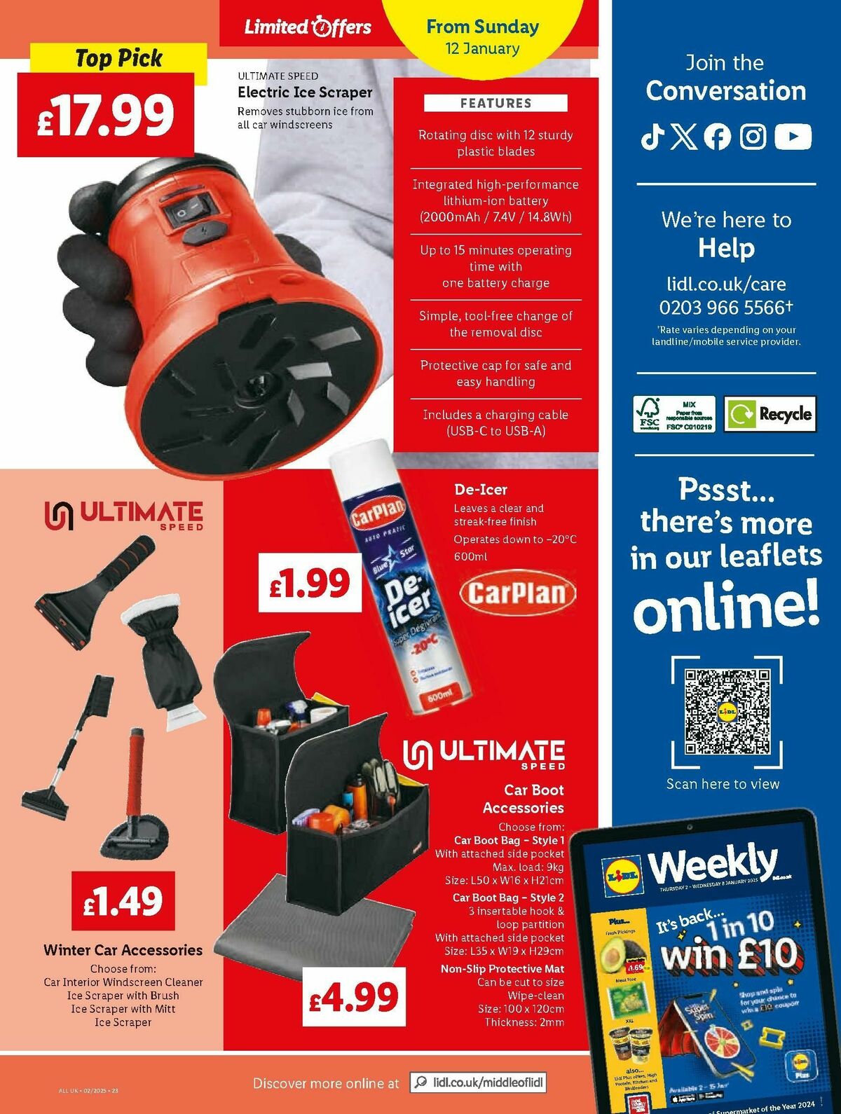 LIDL Offers from 9 January