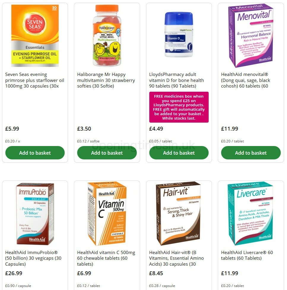 Lloyds Pharmacy Offers from 8 October