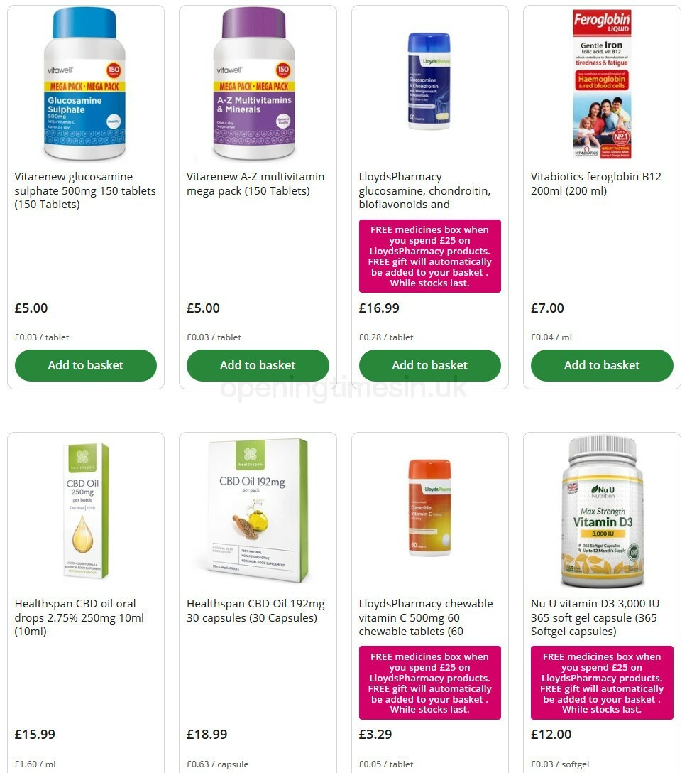 Lloyds Pharmacy Offers from 8 October