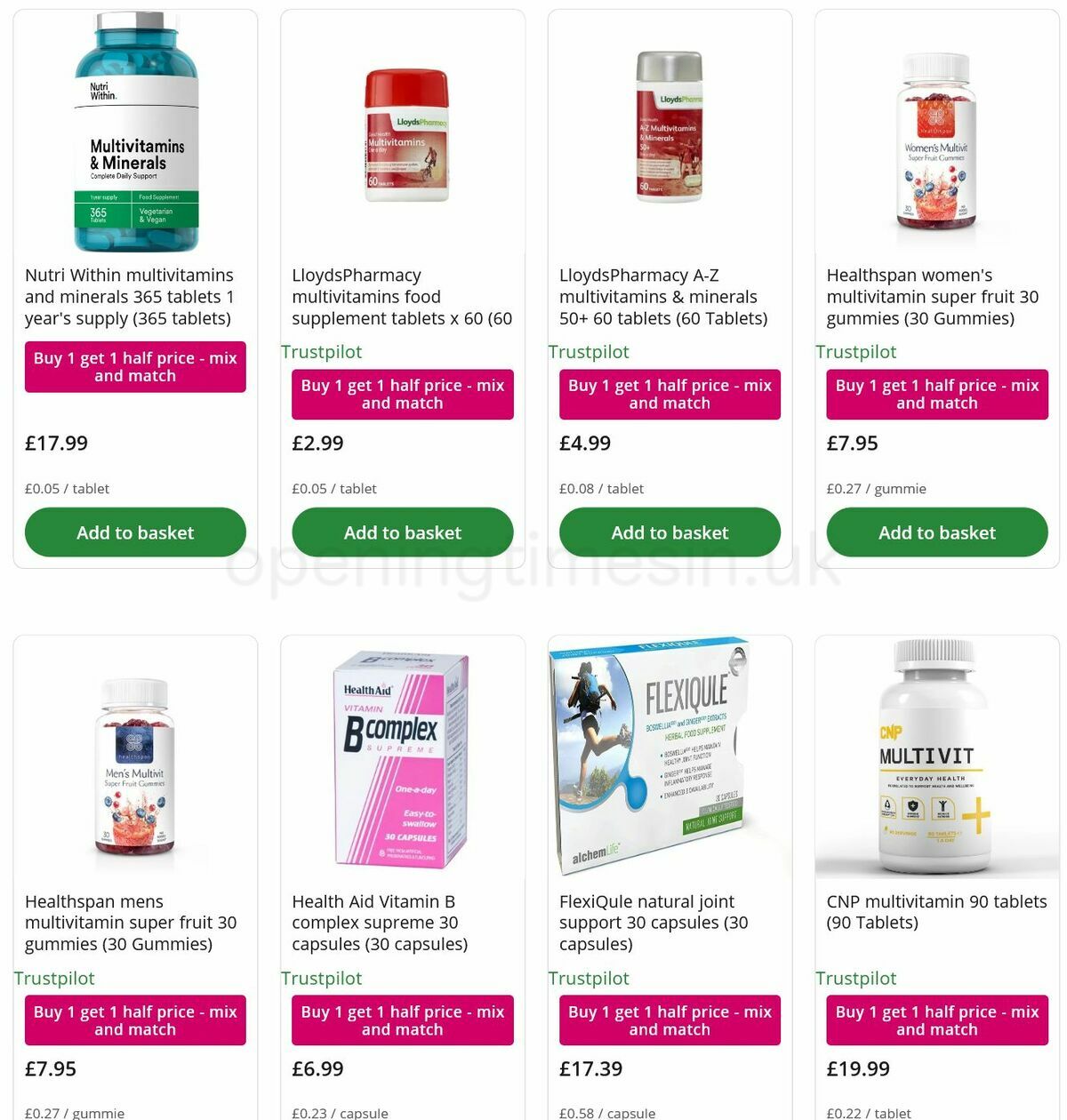 Lloyds Pharmacy Offers from 20 September