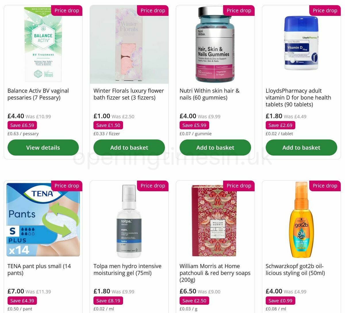 Lloyds Pharmacy Offers from 25 April