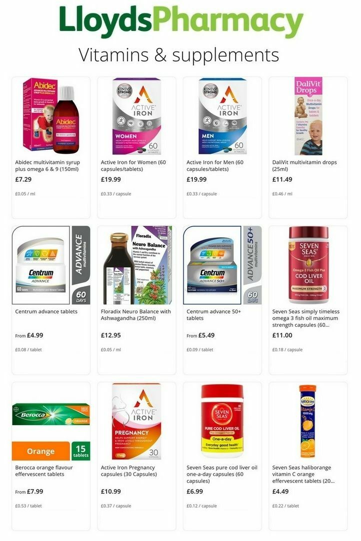 Lloyds Pharmacy Offers from 26 October