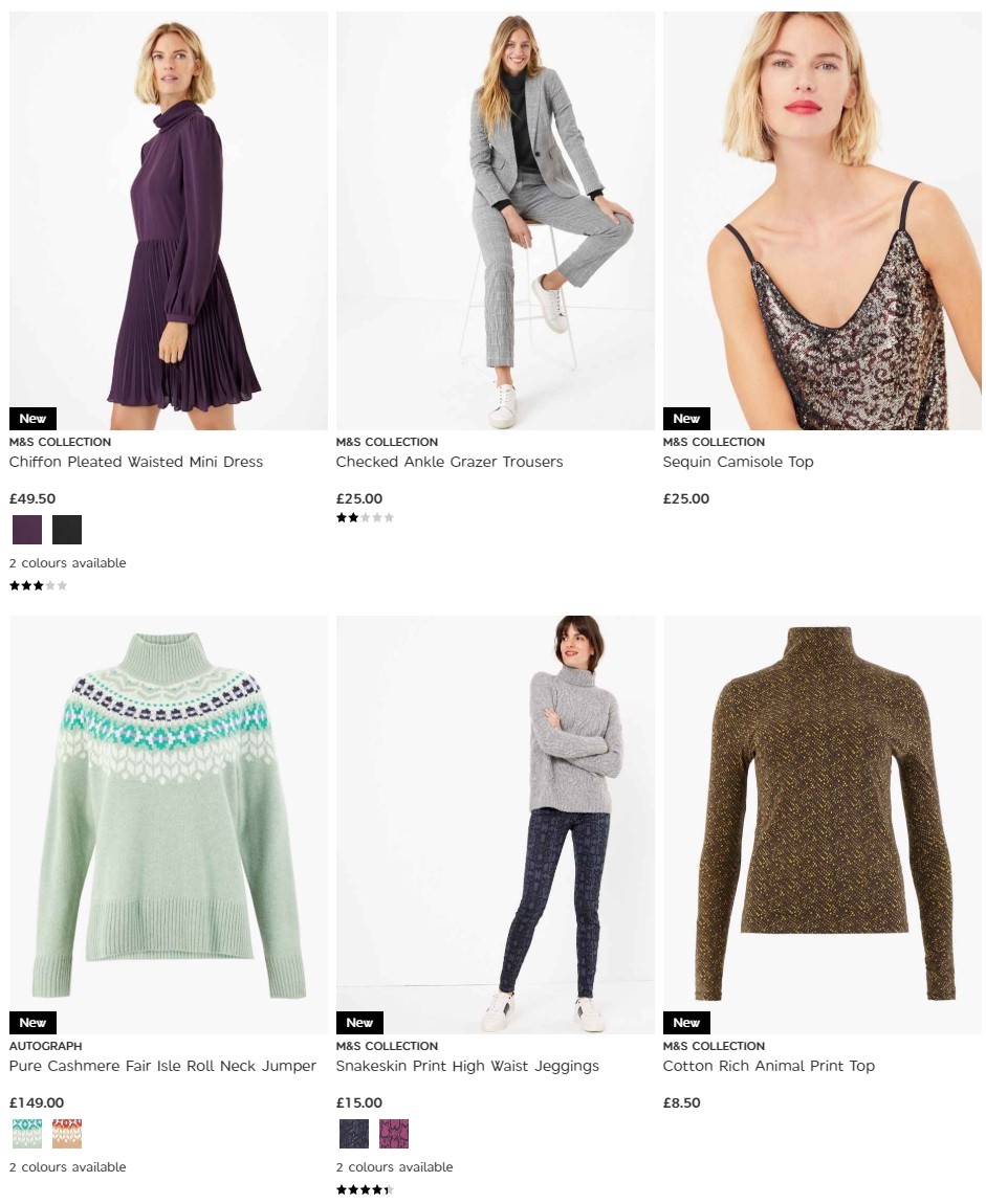 M&S Marks and Spencer Offers from 22 October