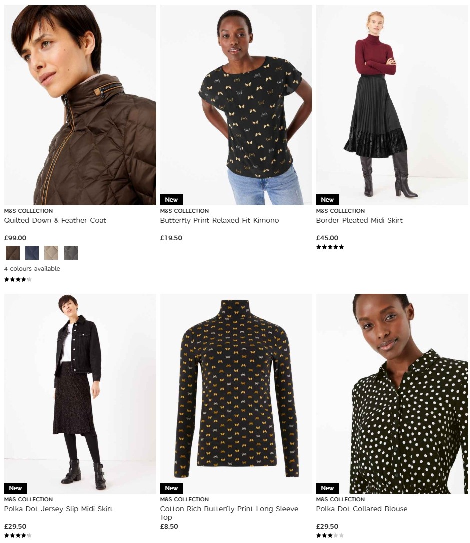 M&S Marks and Spencer Offers from 22 October