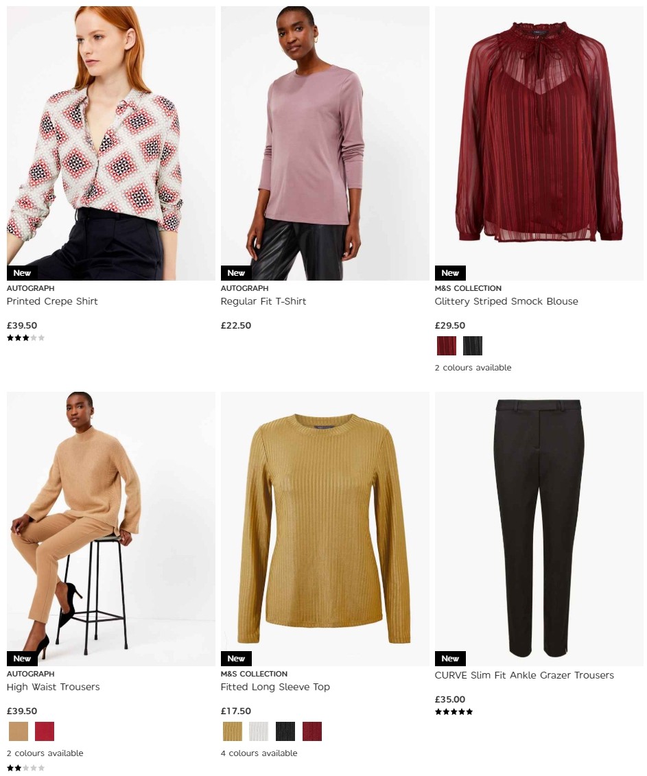 M&S Marks and Spencer Offers from 22 October