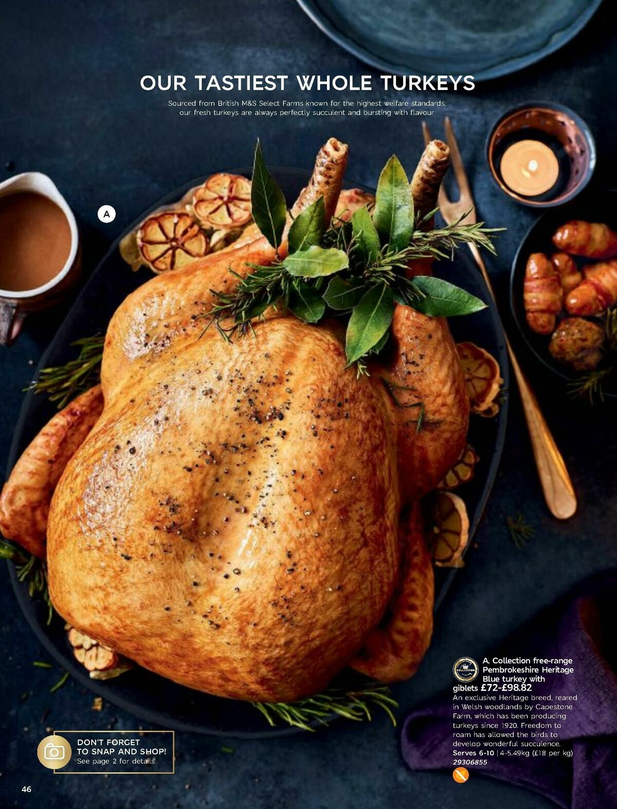 M&S Marks and Spencer Christmas Food Offers from 6 October