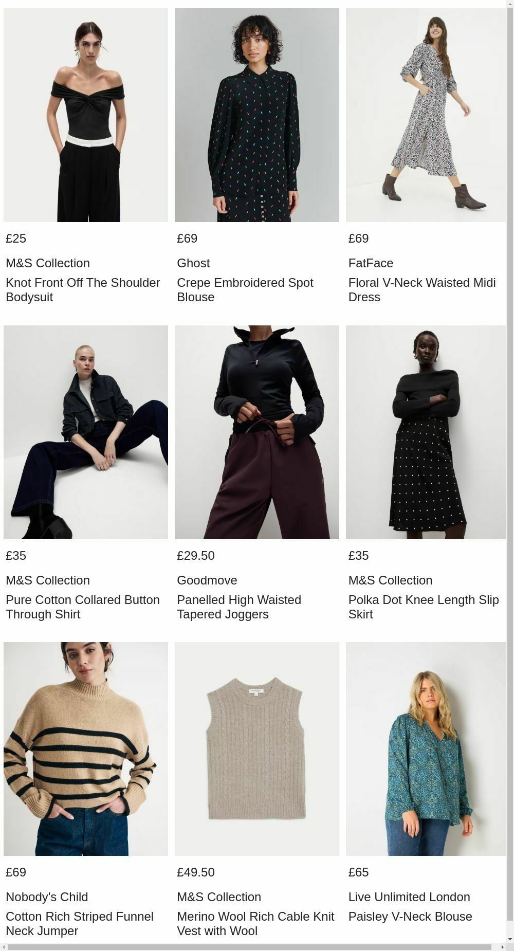 M&S Marks and Spencer Offers from 25 August