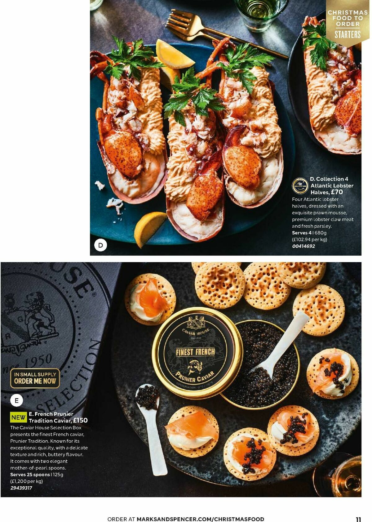 M&S Marks and Spencer Christmas Magazine Offers from 25 September