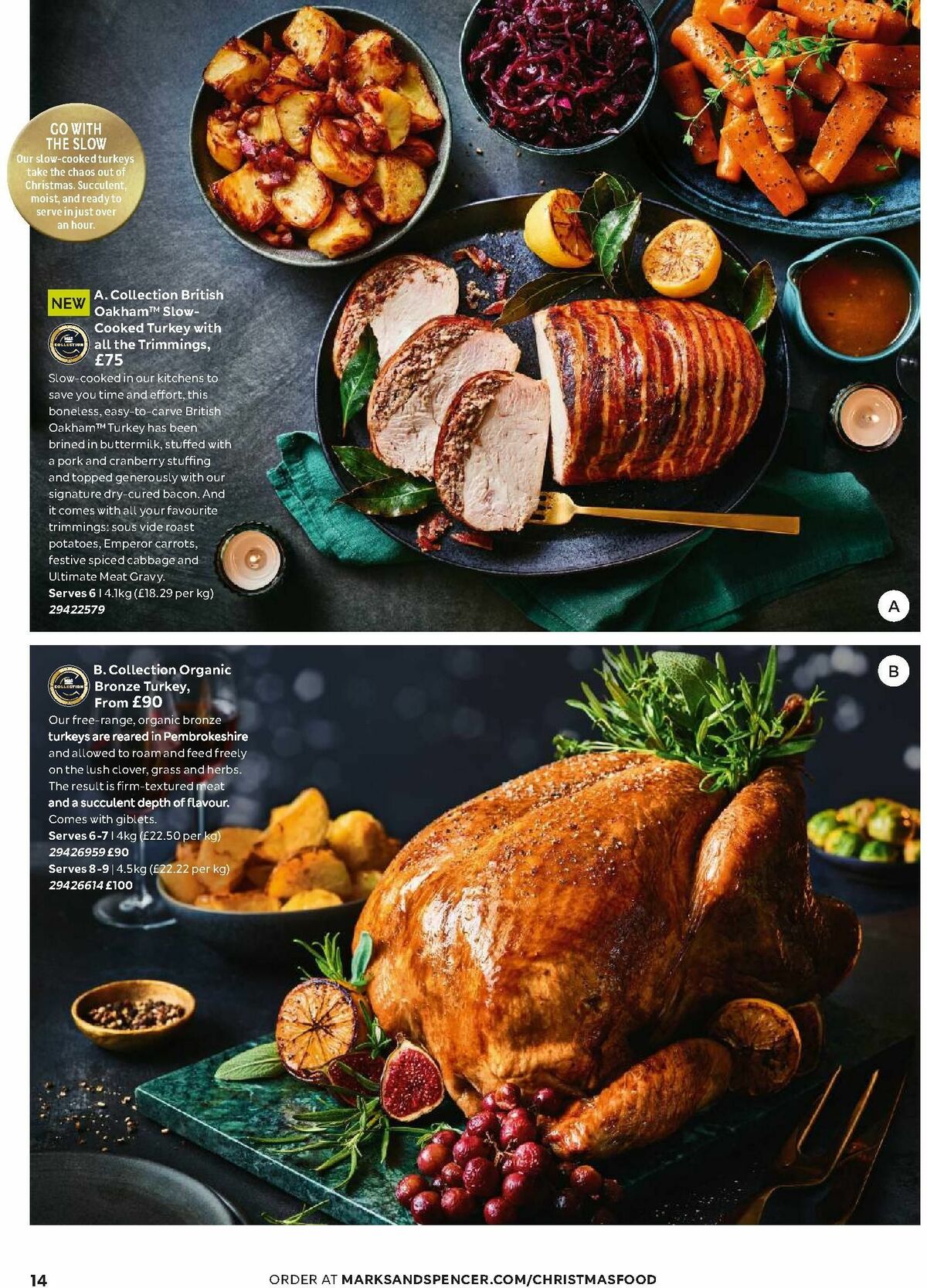 M&S Marks and Spencer Christmas Magazine Offers from 25 September