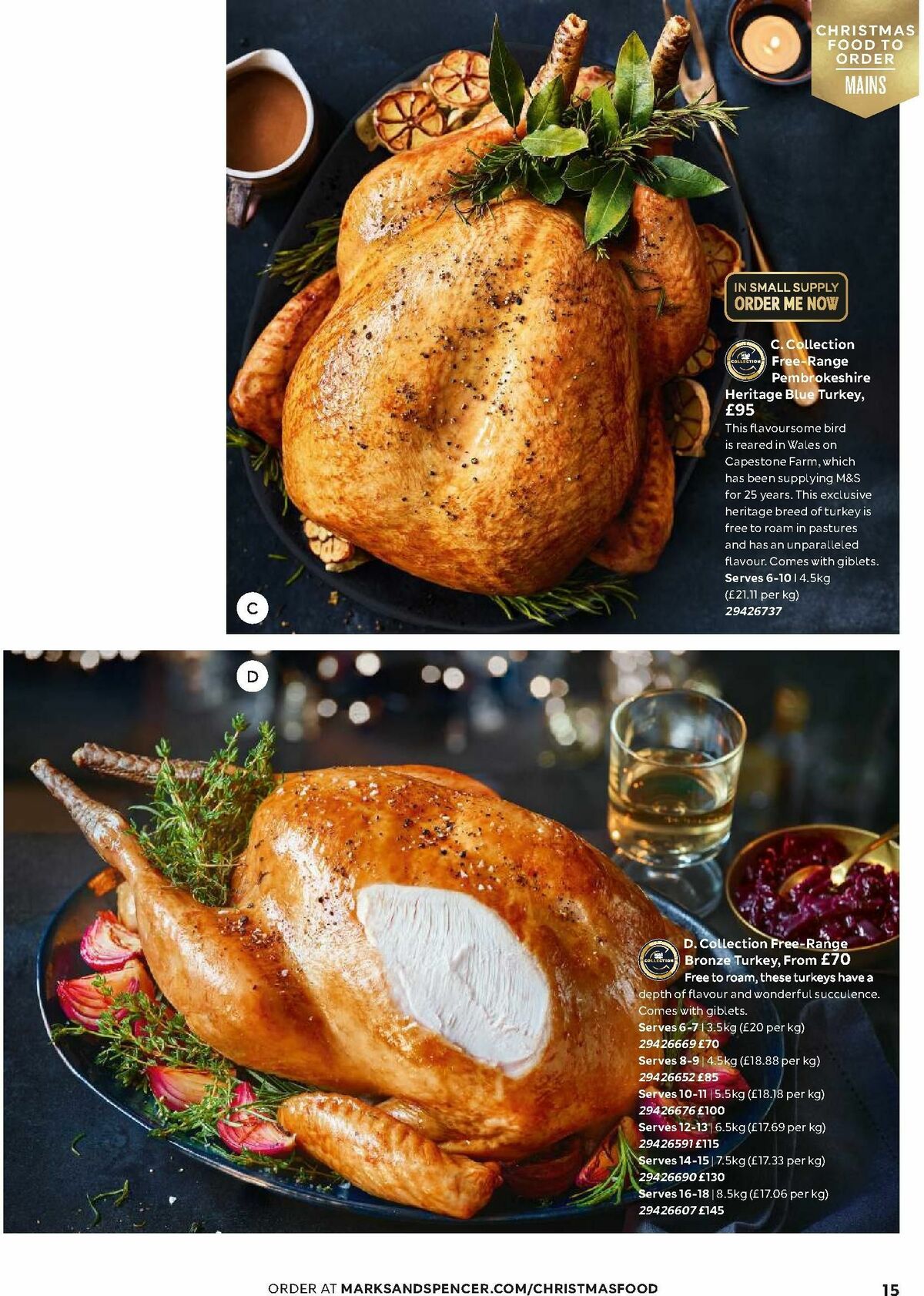 M&S Marks and Spencer Christmas Magazine Offers from 25 September