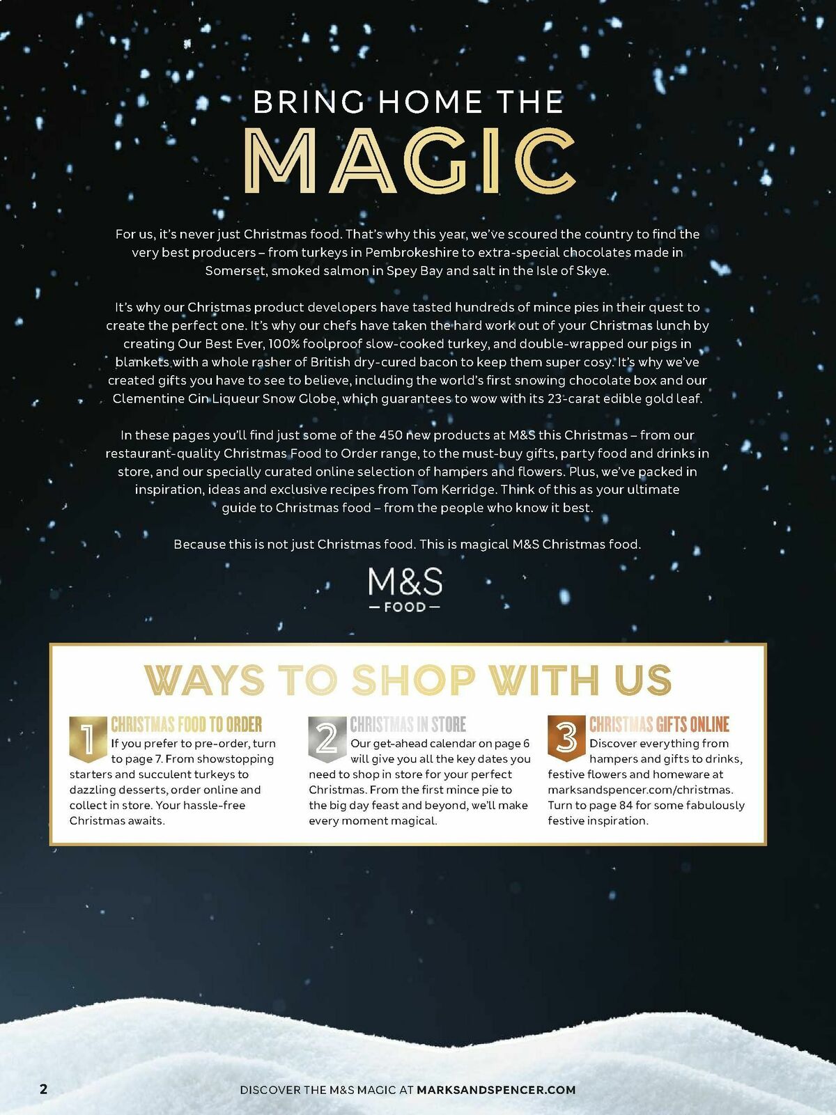 M&S Marks and Spencer Christmas Magazine Offers from 25 September