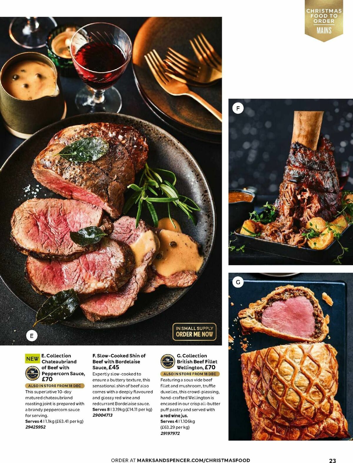 M&S Marks and Spencer Christmas Magazine Offers from 25 September