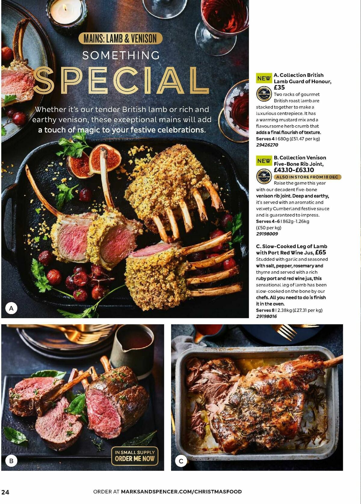 M&S Marks and Spencer Christmas Magazine Offers from 25 September