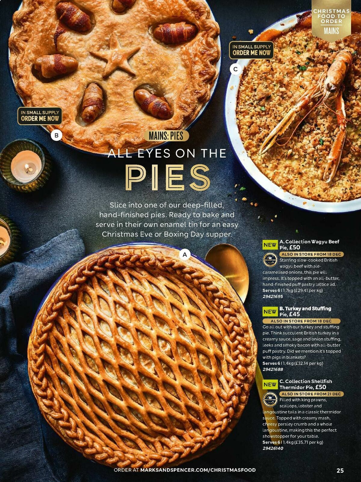 M&S Marks and Spencer Christmas Magazine Offers from 25 September