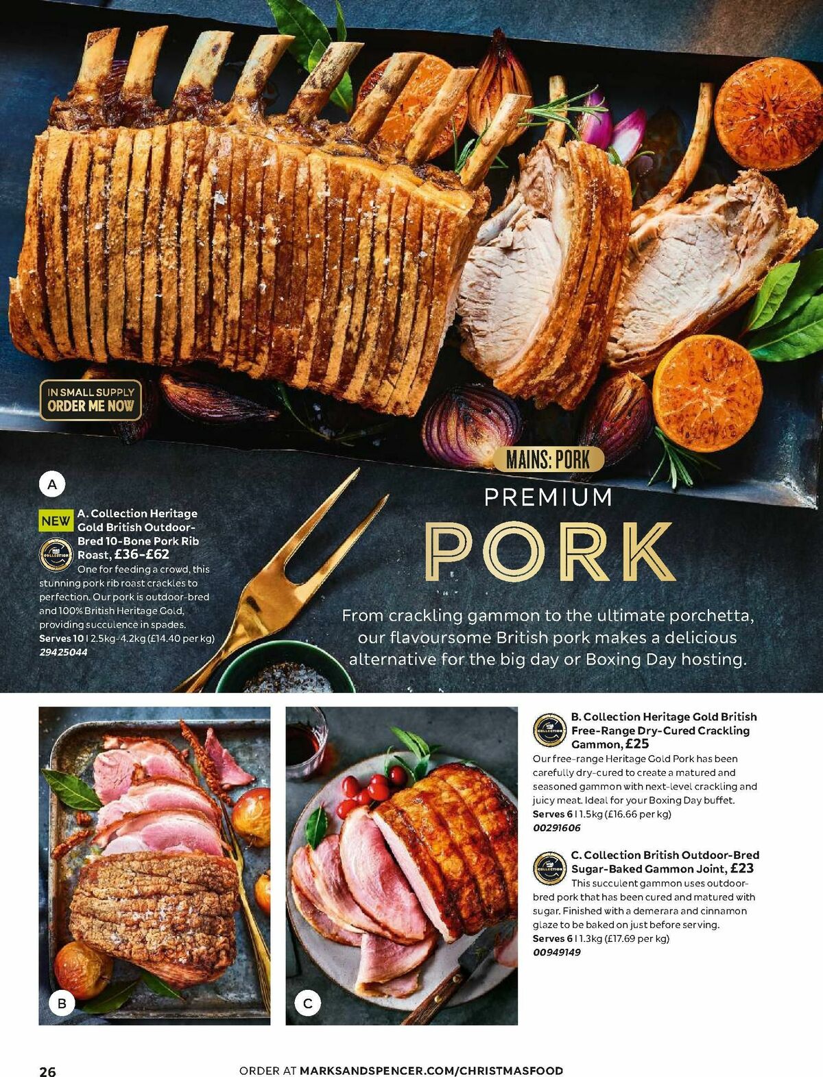 M&S Marks and Spencer Christmas Magazine Offers from 25 September