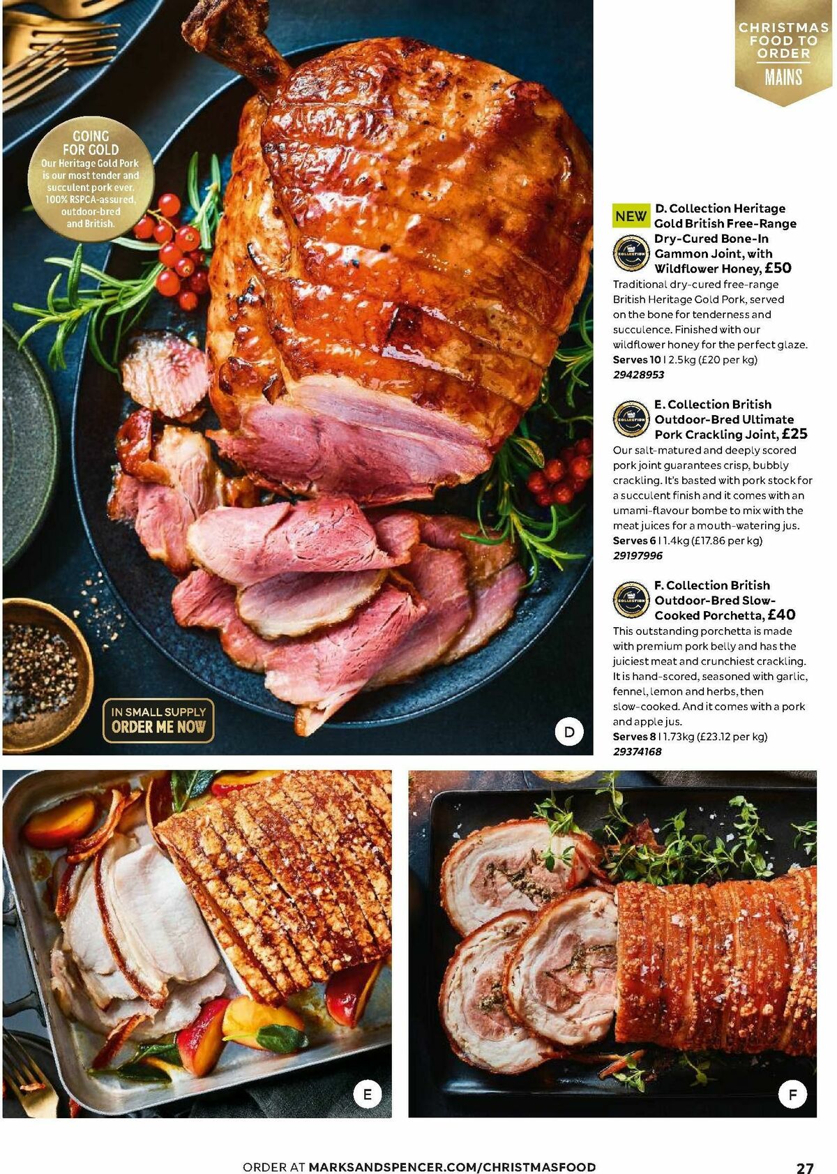 M&S Marks and Spencer Christmas Magazine Offers from 25 September