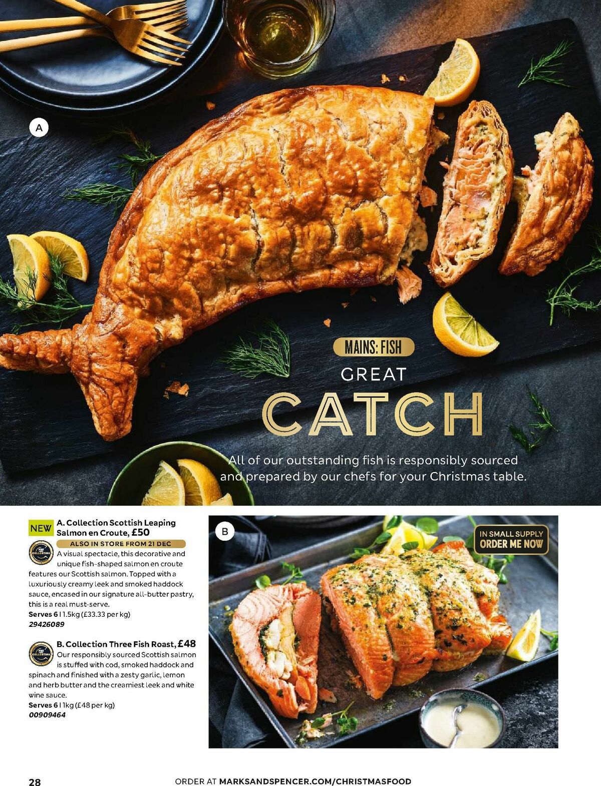 M&S Marks and Spencer Christmas Magazine Offers from 25 September