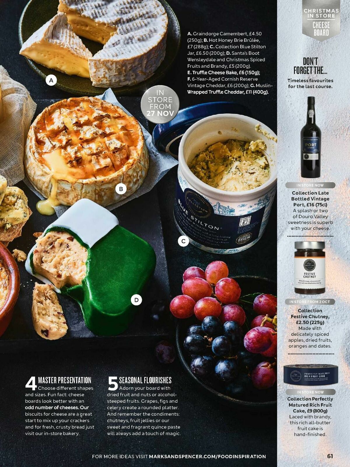 M&S Marks and Spencer Christmas Magazine Offers from 25 September