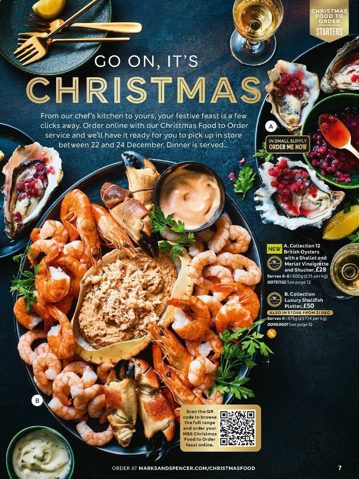 M&S Marks and Spencer Christmas Magazine Offers from 25 September