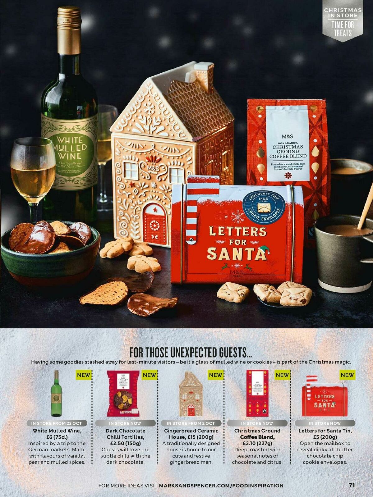 M&S Marks and Spencer Christmas Magazine Offers from 25 September