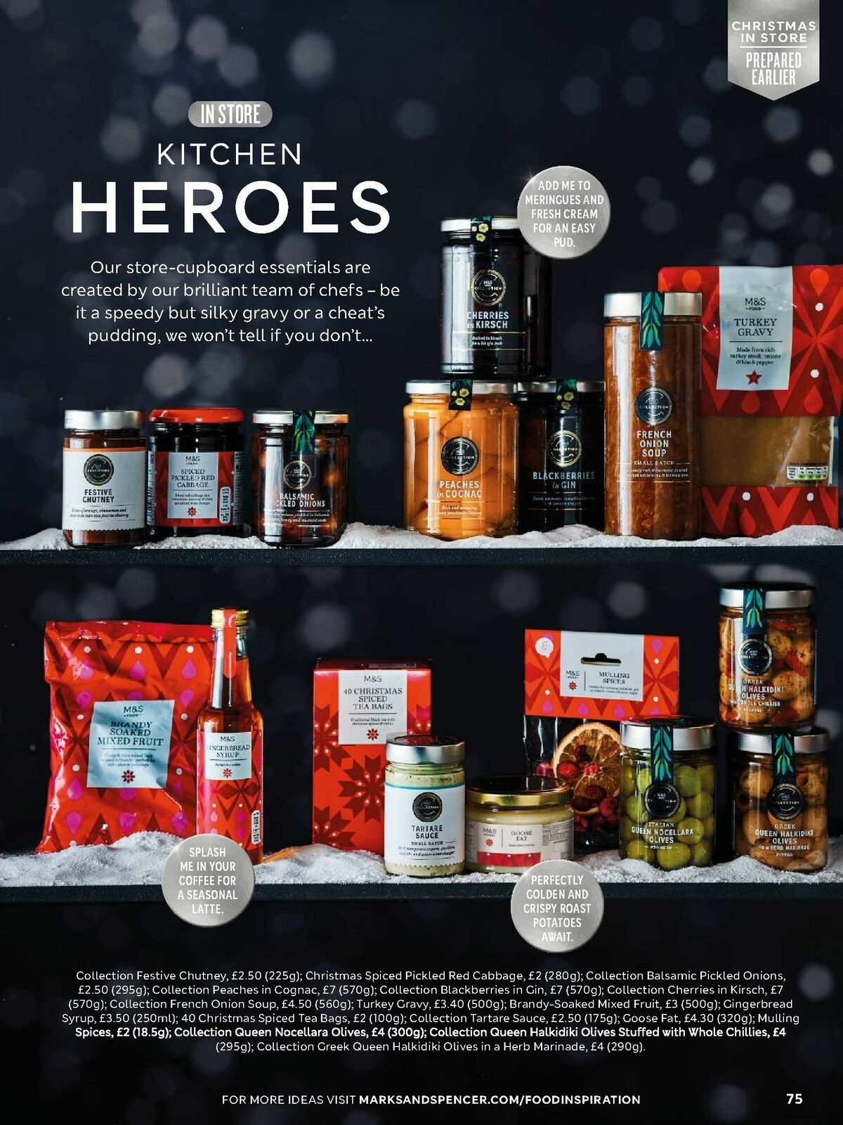 M&S Marks and Spencer Christmas Magazine Offers from 25 September