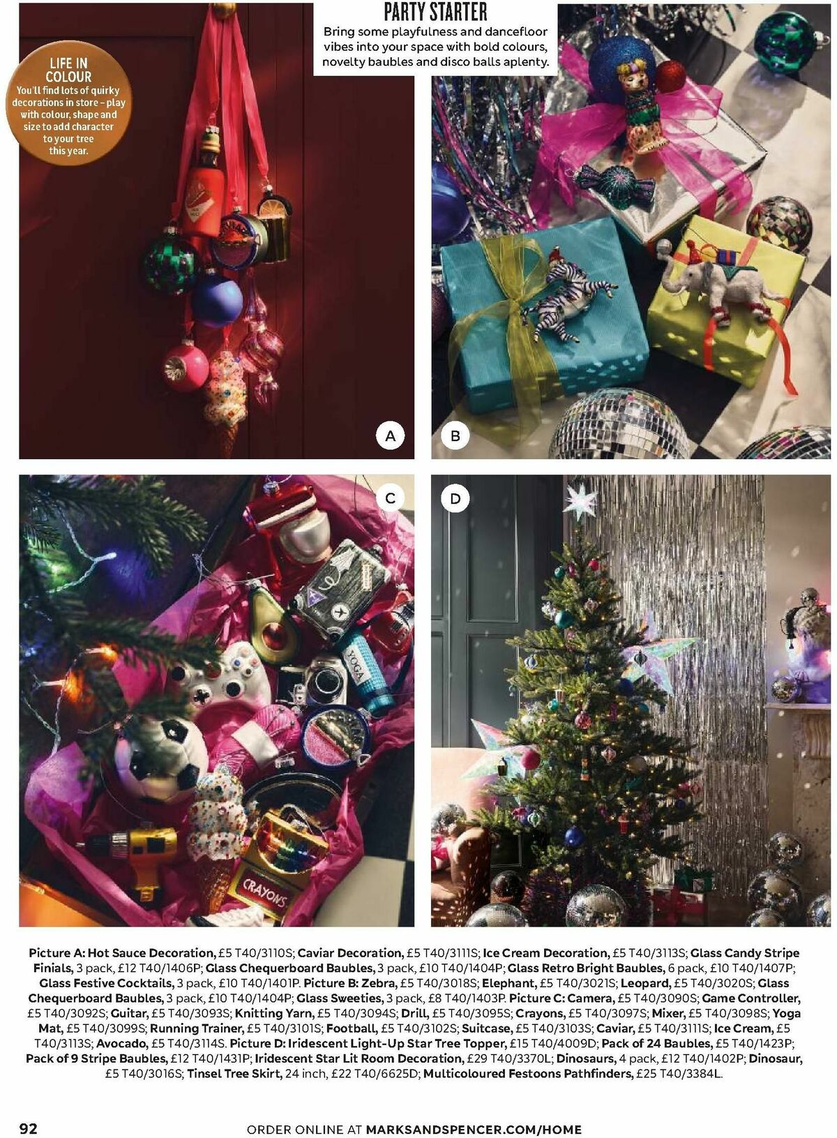 M&S Marks and Spencer Christmas Magazine Offers from 25 September