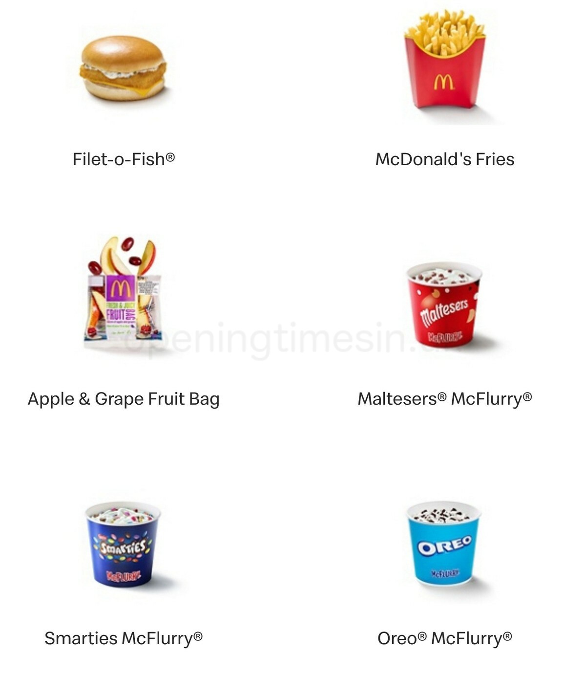 McDonald's Offers from 20 March