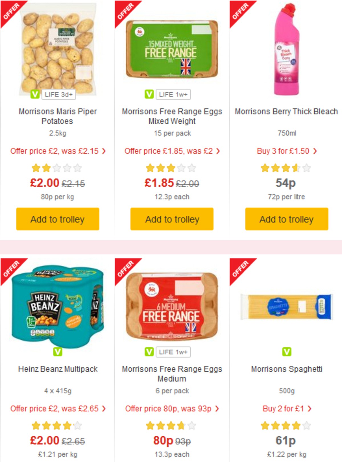 Morrisons Offers from 12 March