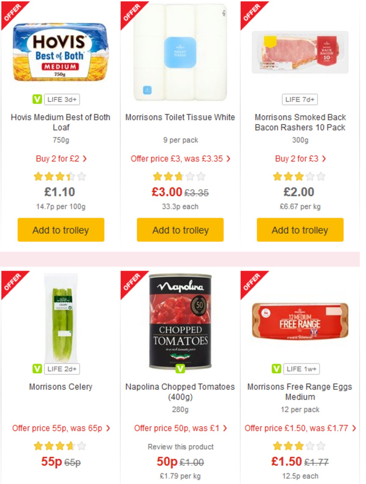 Morrisons Offers from 12 March