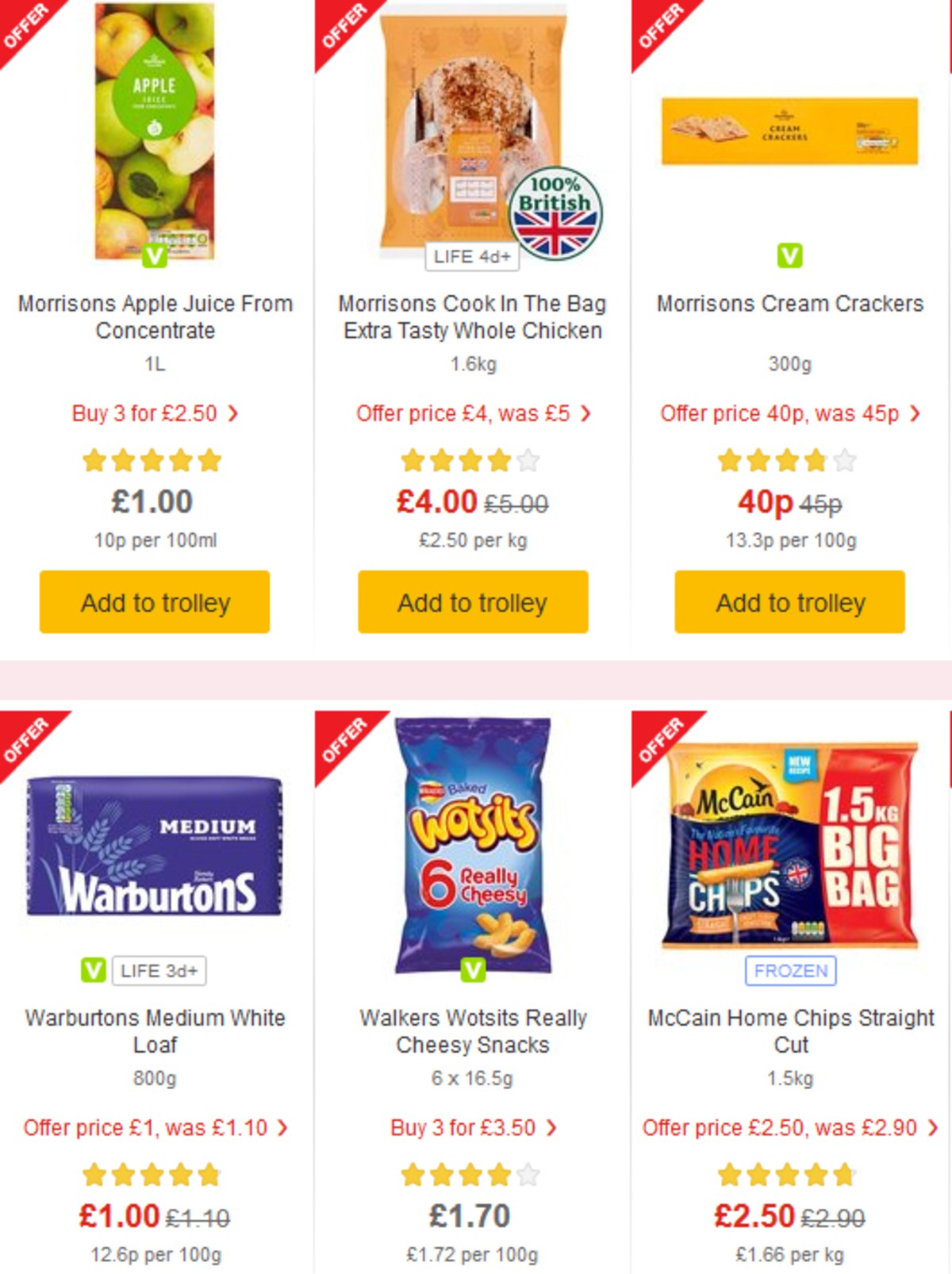 Morrisons Offers from 23 April