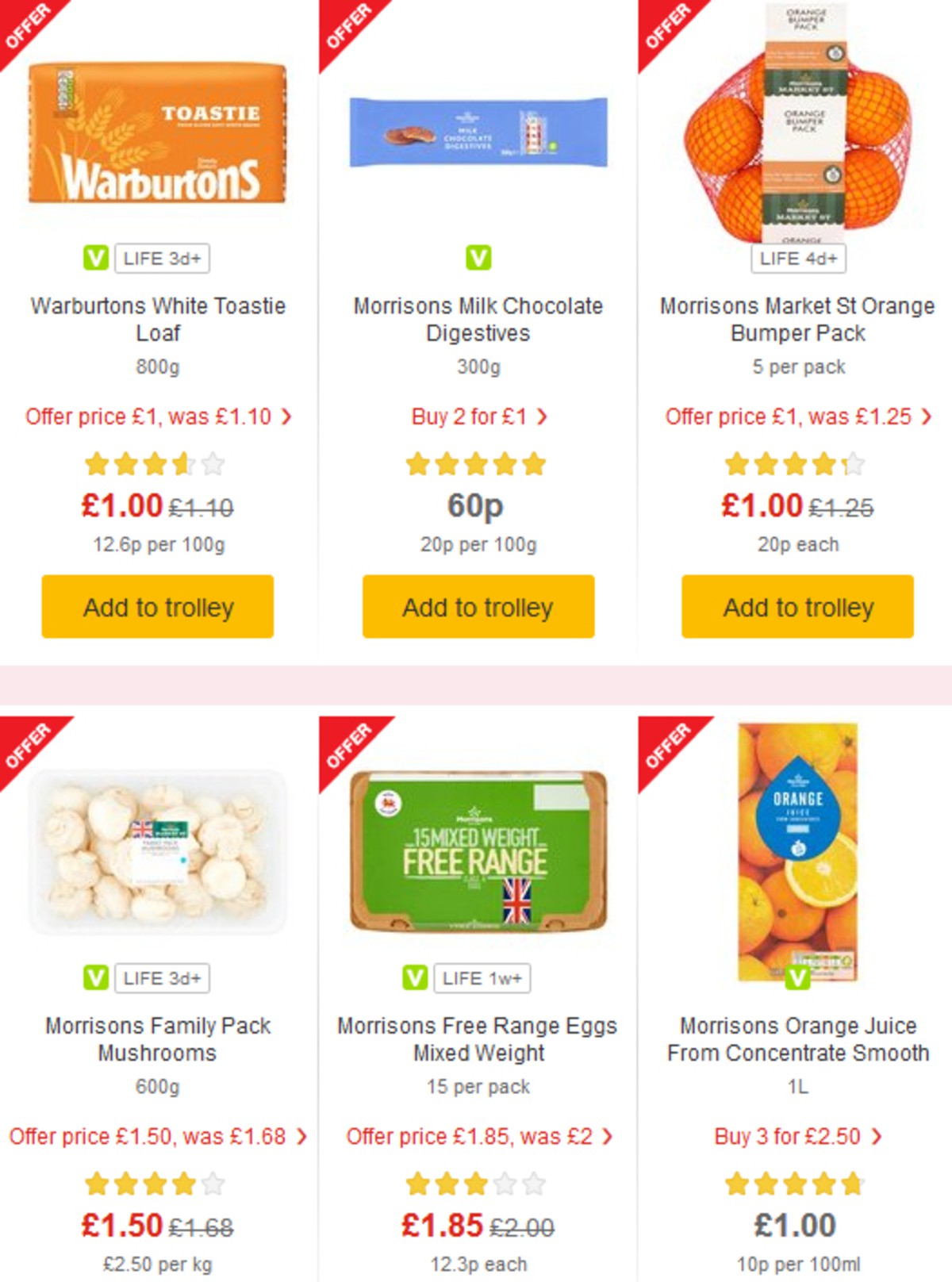 Morrisons Offers from 23 April