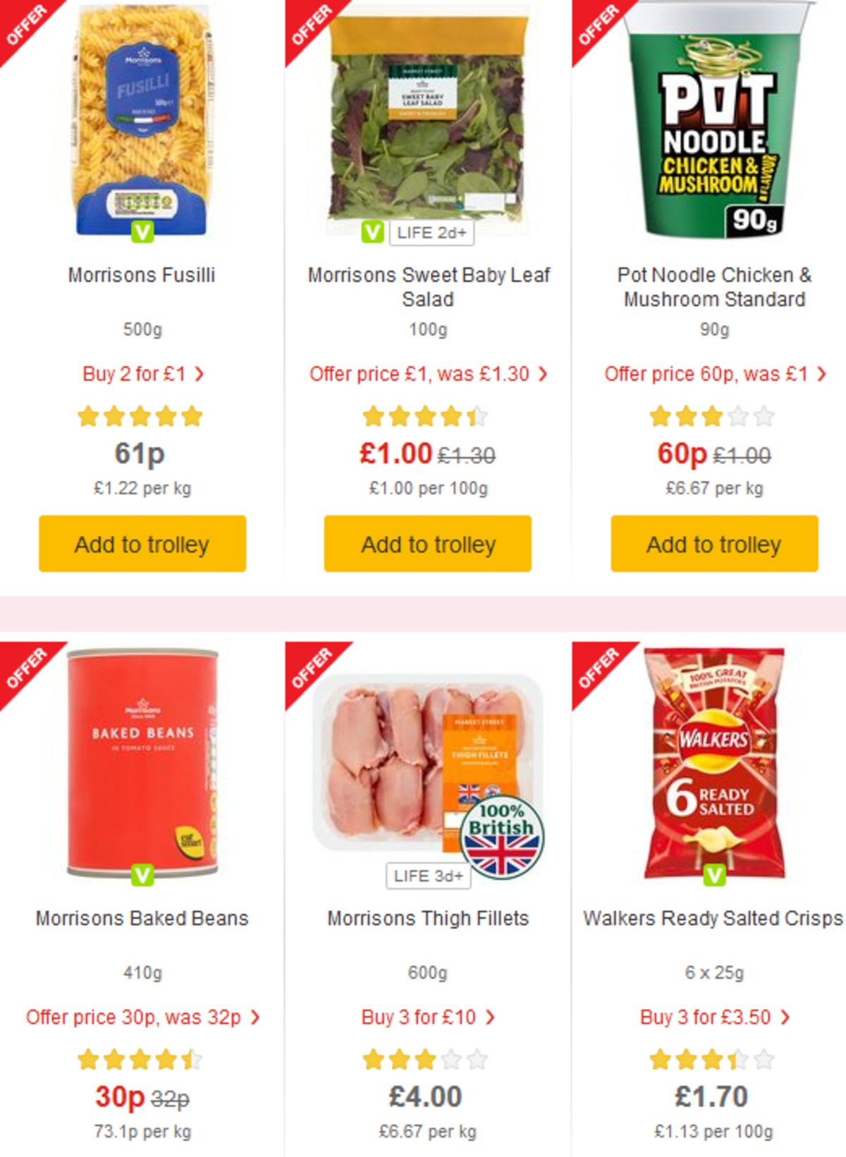 Morrisons Offers from 23 April