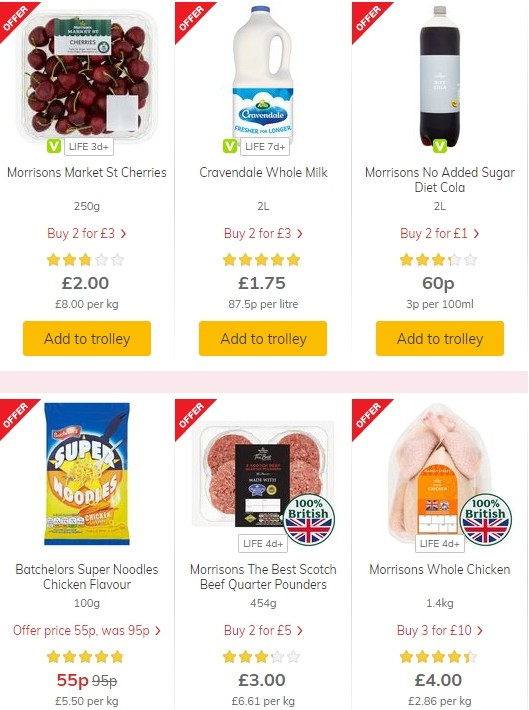 Morrisons Offers from 4 June