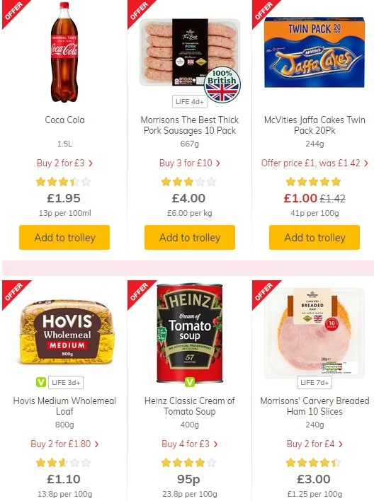 Morrisons Offers from 4 June