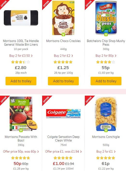 Morrisons Offers from 4 June