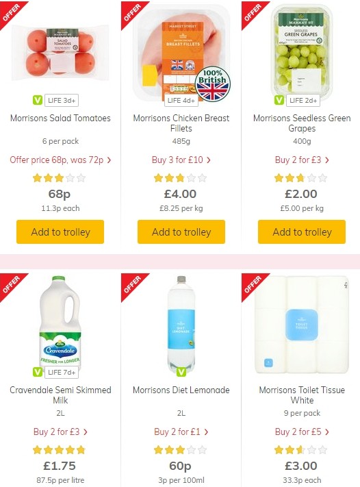 Morrisons Offers from 4 June