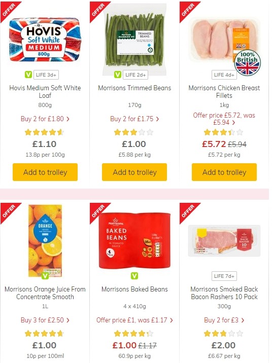 Morrisons Offers from 4 June