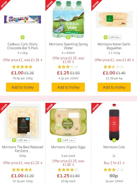 Morrisons Offers from 11 June