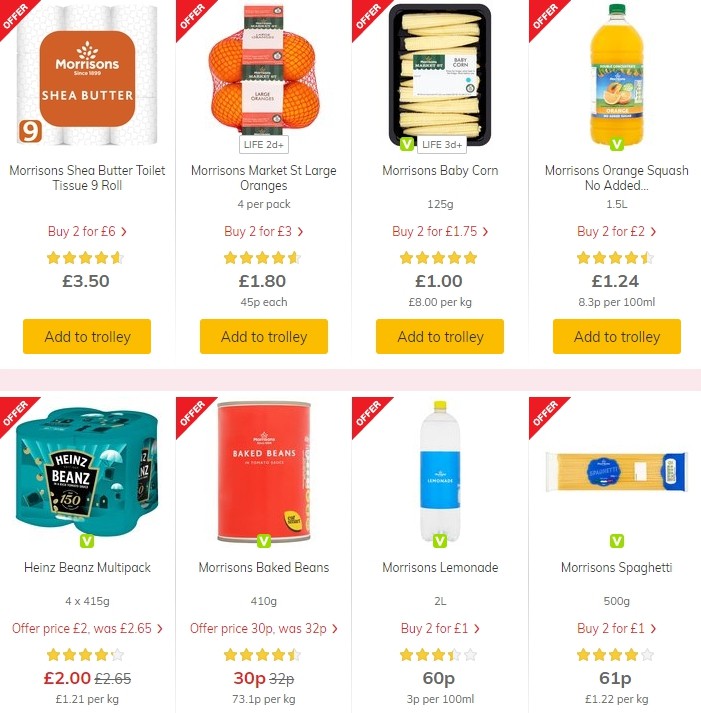 Morrisons Offers from 18 June