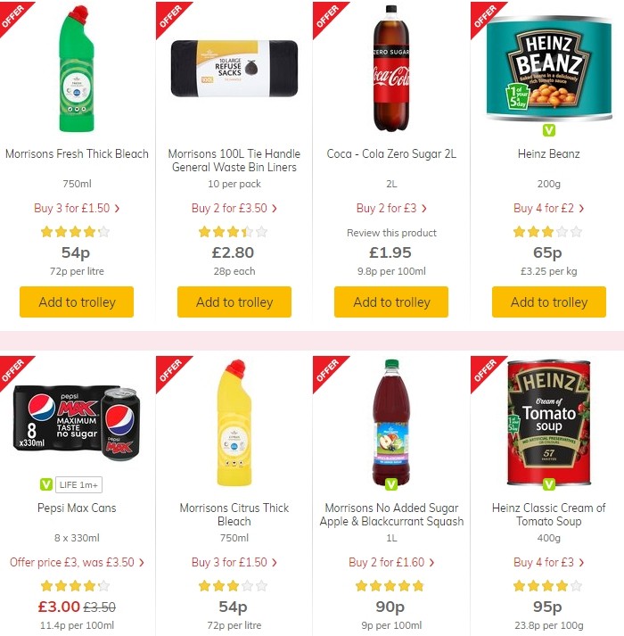 Morrisons Offers from 13 August