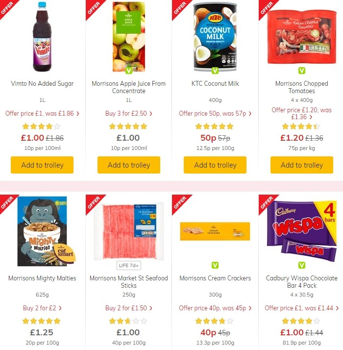 Morrisons Offers from 13 August