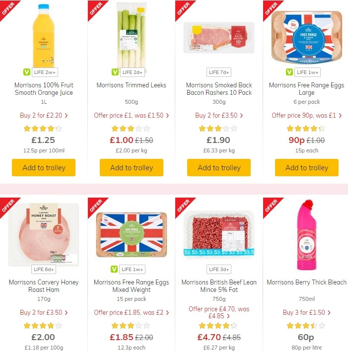 Morrisons Offers from 8 October