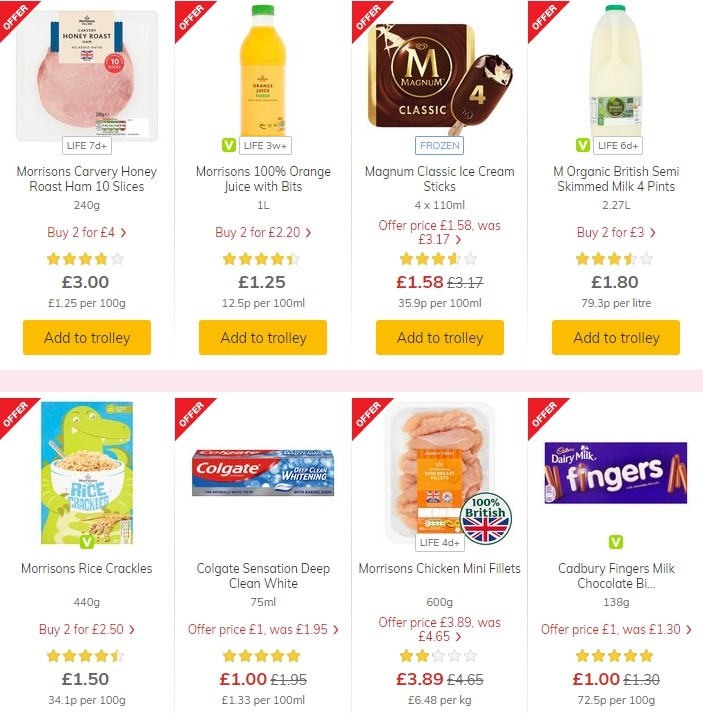 Morrisons Offers from 15 October