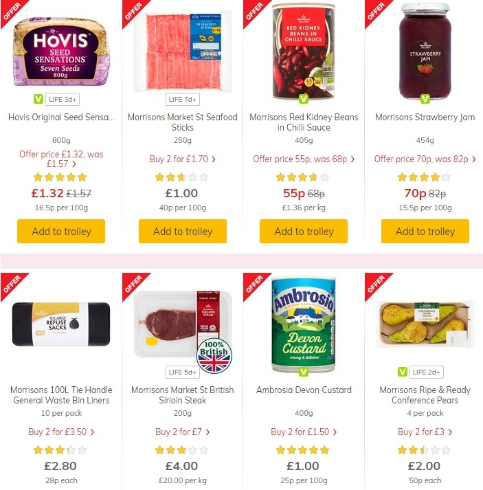 Morrisons Offers from 22 October