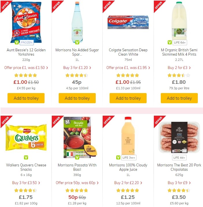 Morrisons Offers from 22 October