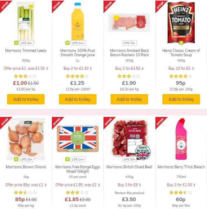 Morrisons Offers from 22 October