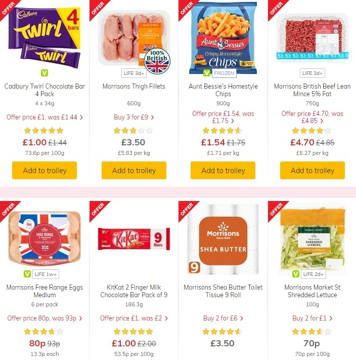 Morrisons Offers from 22 October