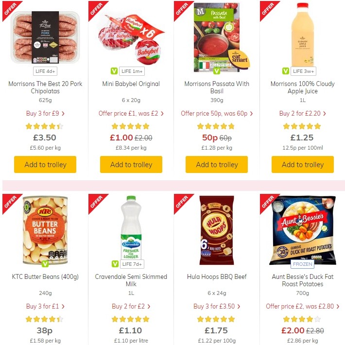 Morrisons Offers from 29 October