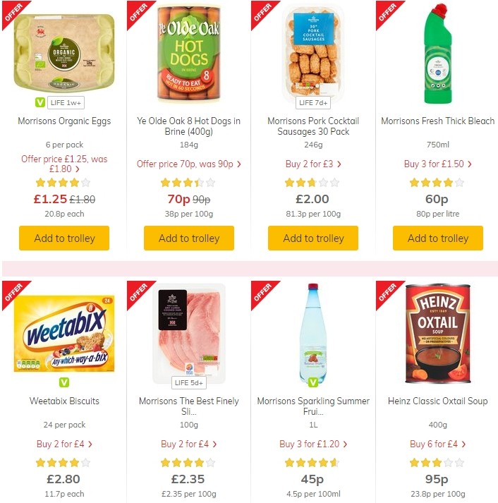 Morrisons Offers from 29 October