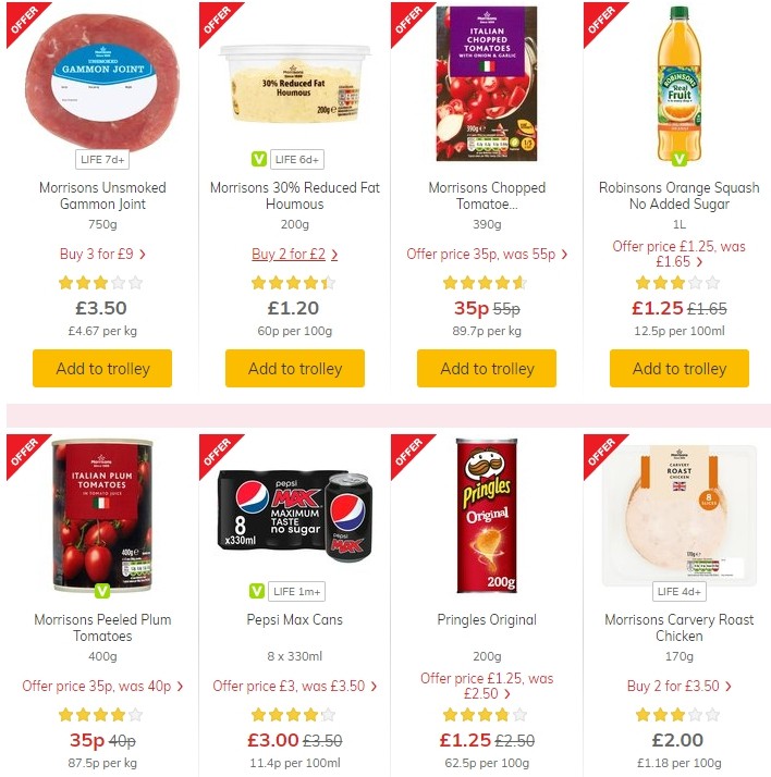 Morrisons Offers from 29 October